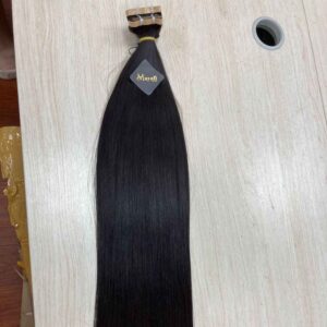 Black Natural Straight Long Tape Hair Extension Double Drawn Human Hair