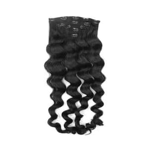 Body Wavy Black Clip-in Hair Extensions