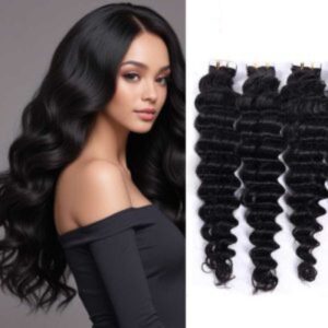 Natural Color Bouncy Wavy Normal Tape