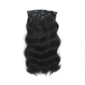 Natural Color Natural Wavy Clip-in Hair Extensions